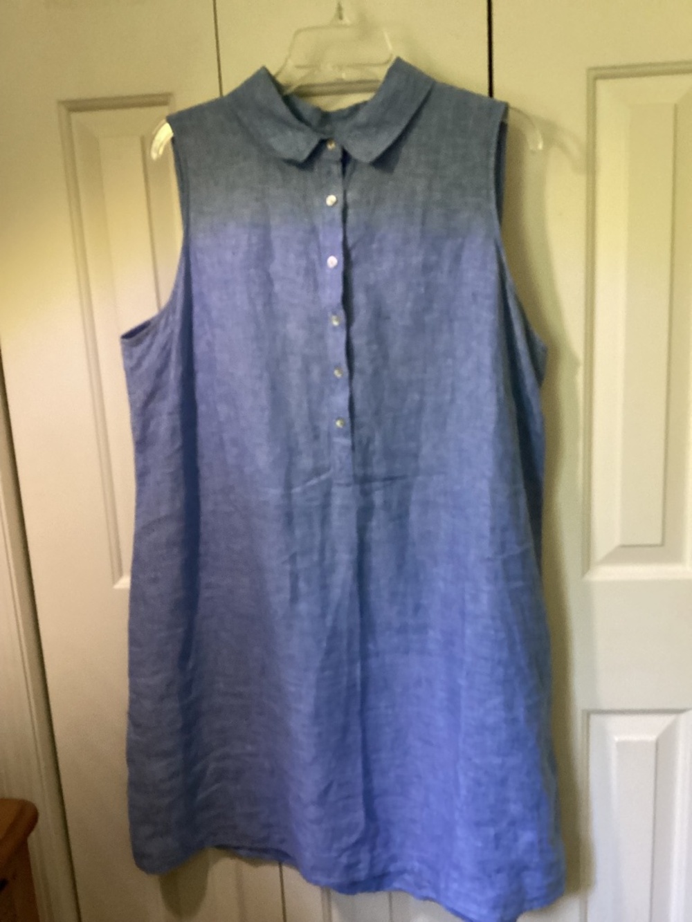 TAHARI 100% linen dress 1X